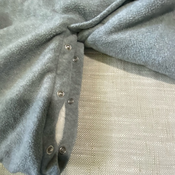 Gap Baby 3-6 mths Light Heather Grey Sherpa Lined Fleece Bundler-3-6 mths - Picture 9 of 13